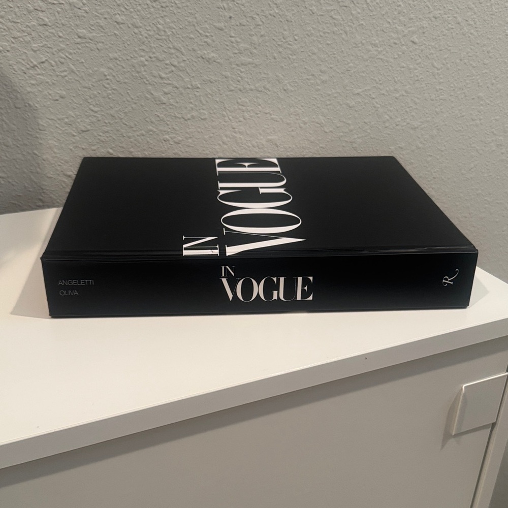 In Vogue Black and White Hardcover Book